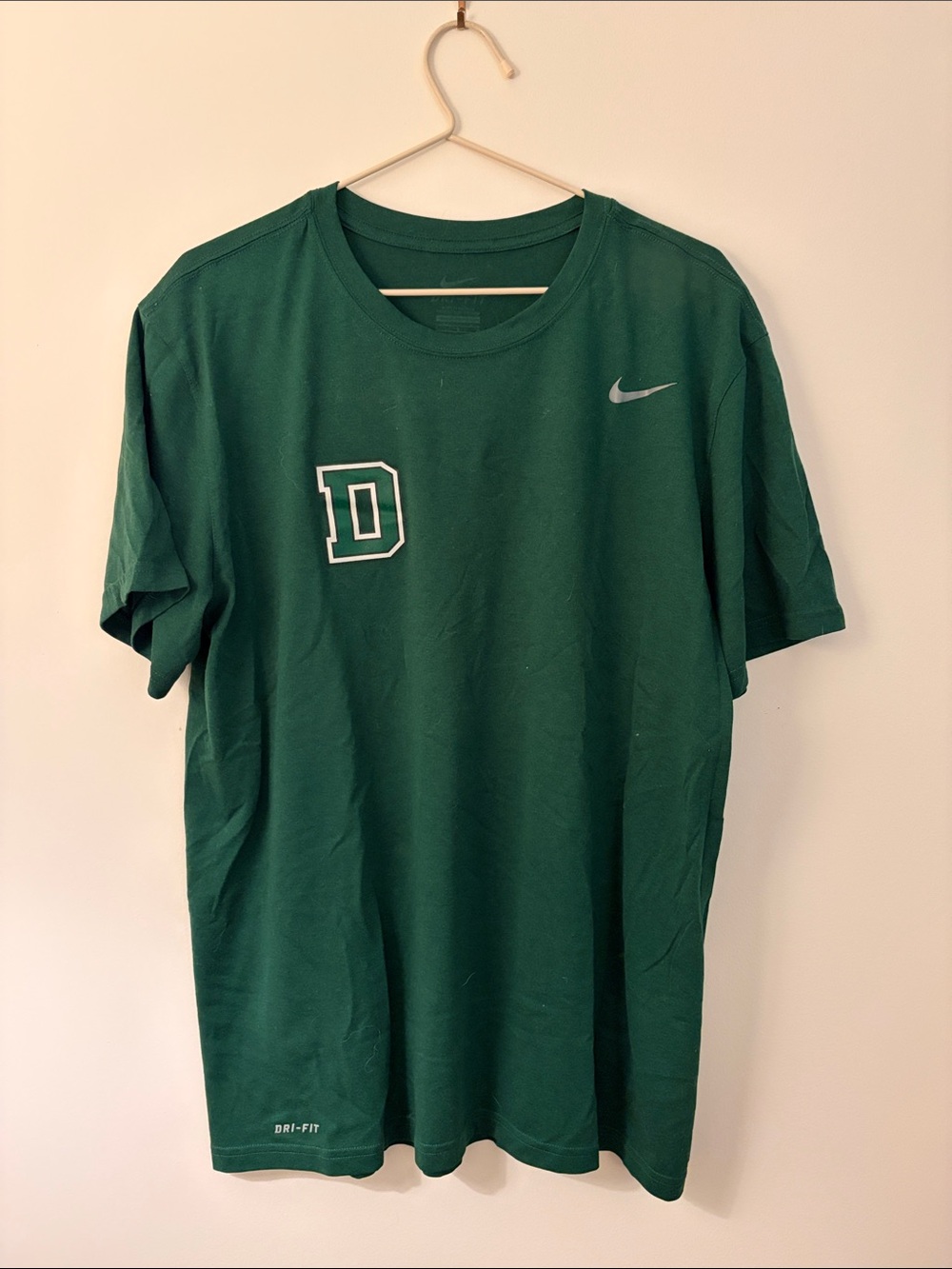 Nike Dartmouth Big Green Dri-FIT Short Sleeve
